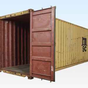 40FT X BFT USED SHIPPING CONTAINER -HIGH-CUBE 8 345 Portable Space 40FT Hire doors open2 final 960x640 1 7