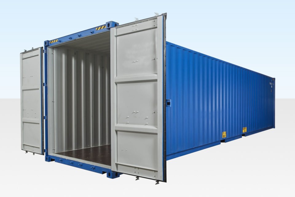 4OFT HIGH CUBE CONTAINER - ONETRIP (9FT 6" HIGH) 2 7 Portable Space 40FT HC doors open2 final 960x640 1 3
