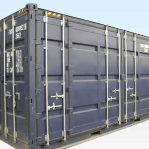 20FT HI CUBE CONTAINER (9'6" HIGH) SUITABLE FORIBC STORAGE 6 713 20ft high cube doors closed 960x640 2 3