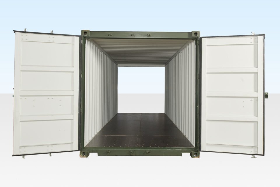 20FT X BFT TUNNEL CONTAINER (DOUBLE END 1 8 20ft Tunnel Container doors open final 960x640 2 3
