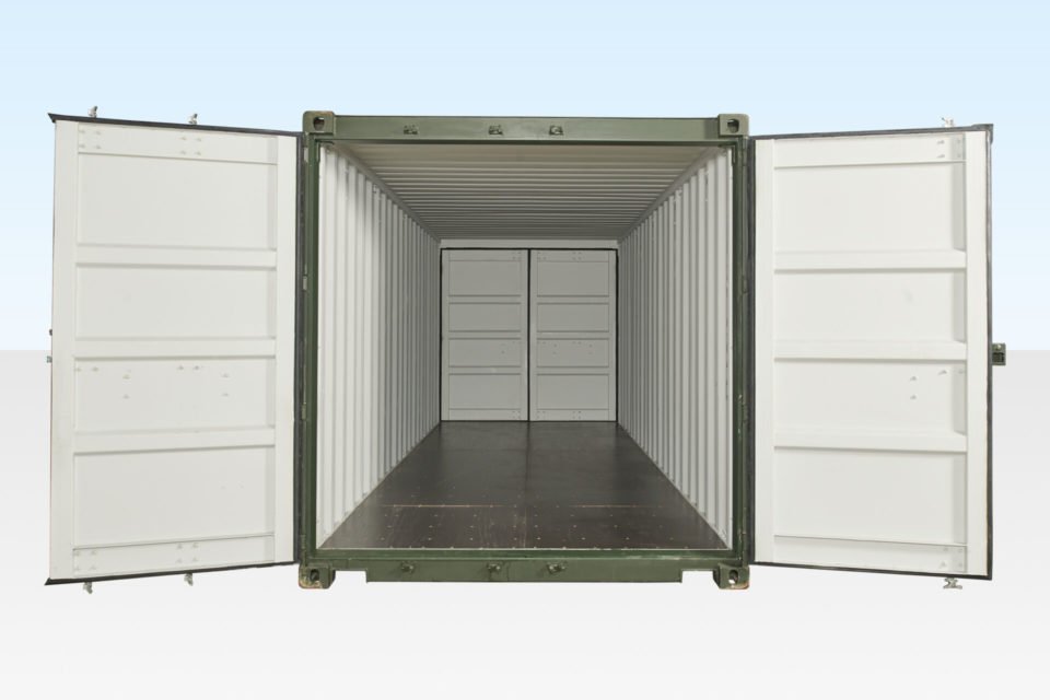 20FT X BFT TUNNEL CONTAINER (DOUBLE END 4 8 20ft Tunnel Container front doors open final 960x640 2 3