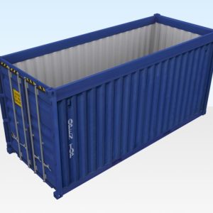 40FT X BFT USED SHIPPING CONTAINER - OPEN-TOP
